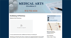 Desktop Screenshot of medicalartsscottsburg.com